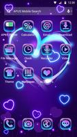Purple romantic love  APUS Lau Screenshot 1