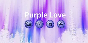 Púrpura|APUS Launcher tema