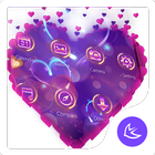 Purple Love Flower- APUS Launc icono