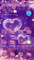 Purple Love Flower- APUS Launc تصوير الشاشة 3