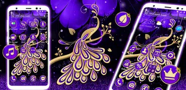 Purple Peacock APUS Launcher t