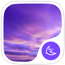 Purple Sky-APUS Launcher theme APK