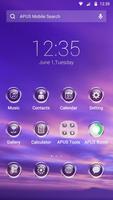 Purple Sky-APUS Launcher theme Affiche