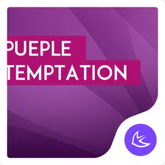 Скачать Purple-APUS Launcher theme APK