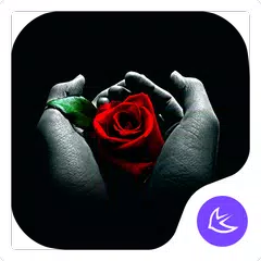 Скачать Rose|APUS Launcher theme APK