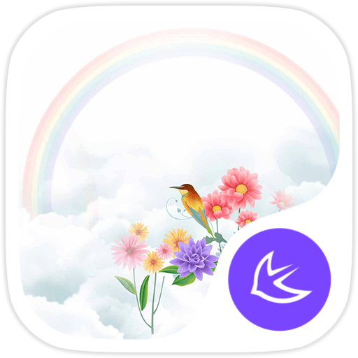 Rainbow-APUS Launcher theme