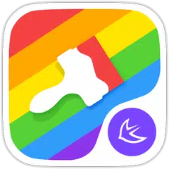 Colorful rainbow  theme APK download