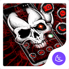 Red Evil Skull APUS Launcher Theme 图标