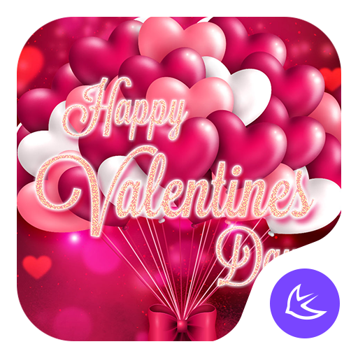 Rote Rose Valentines Day Theme—APUS Launcher