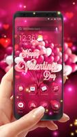 Red Rose Valentines Day Theme— Affiche