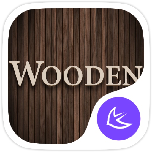 Wooden theme for APUS Launcher