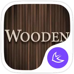 Скачать Wooden theme for APUS Launcher APK