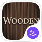Wooden theme for APUS Launcher Zeichen