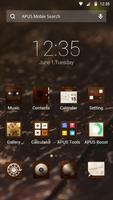 Wooden theme for APUS Launcher ポスター