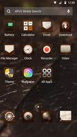 Wooden theme for APUS Launcher capture d'écran 1