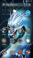 Divine Cool Dragon Blanc-APUS Launcher thème capture d'écran 3