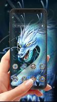 Divine Cool White Dragon-APUS Launcher theme पोस्टर