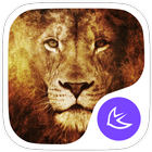 Animal Roi Lion thème icône