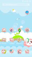 Jellyfish-APUS Launcher theme Plakat