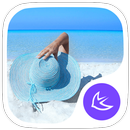 Beach-APUS Launcher theme APK