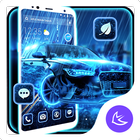 Speedy neon car APUS Launcher  иконка