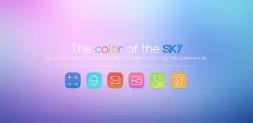 The sky-APUS Launcher theme