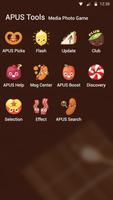 Food-APUS Launcher theme تصوير الشاشة 2