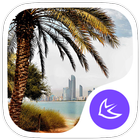 Palm trees-APUS Launcher theme icône