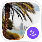 Palm trees-APUS Launcher theme أيقونة