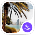 Palm trees-APUS Launcher theme