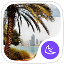 Palm trees-APUS Launcher theme-APK