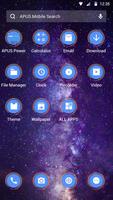 lonely space - APUS launcher theme Screenshot 1
