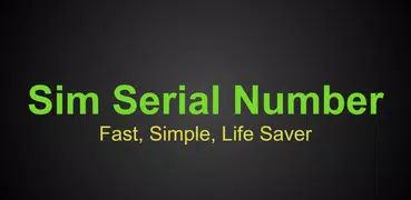 SIM Serial Number