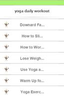 yoga daily workout screenshot 1