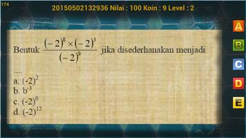 Matematika SMP Pangkat ポスター