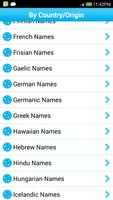 Baby Names and Meanings capture d'écran 1