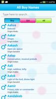 Baby Names and Meanings تصوير الشاشة 3