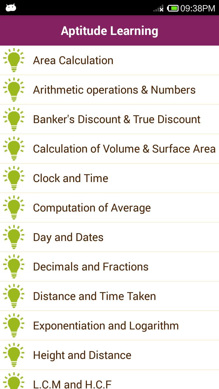 Topics For Aptitude Test In Infosys