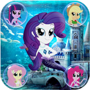 Little pony mermaid RUN APK