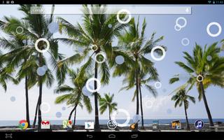 Beach Palms Live Wallpaper capture d'écran 2