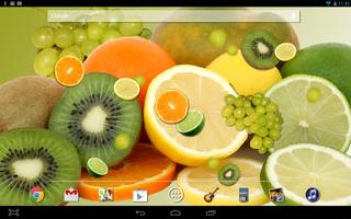 Fruit Live Wallpaper اسکرین شاٹ 1