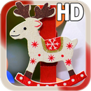 Winter Christmas Deer Live Wallpaper APK