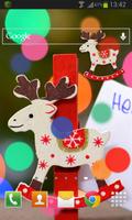 Winter Christmas Deer Live Wallpaper capture d'écran 1