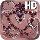 Hearts HD Live Wallpaper icône