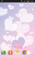 Hearts Love Live Wallpaper imagem de tela 1