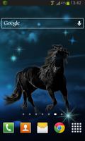 1 Schermata Night Horse Live Wallpaper