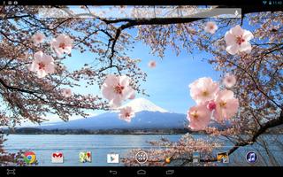 Sakura Live Wallpaper capture d'écran 2