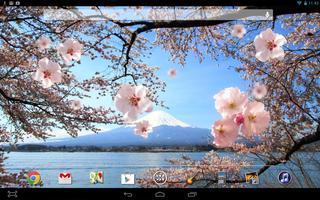 Sakura Live Wallpaper captura de pantalla 2