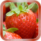 Strawberry Live Wallpaper icône