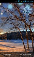 Sunset Livewallpaper HD Winter Affiche
